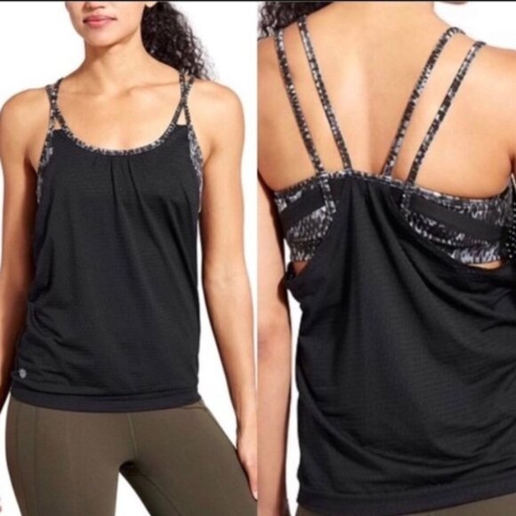 Athleta | Cobra Dot Invigorate Mesh Tank Top | 458723 - Picture 1 of 12